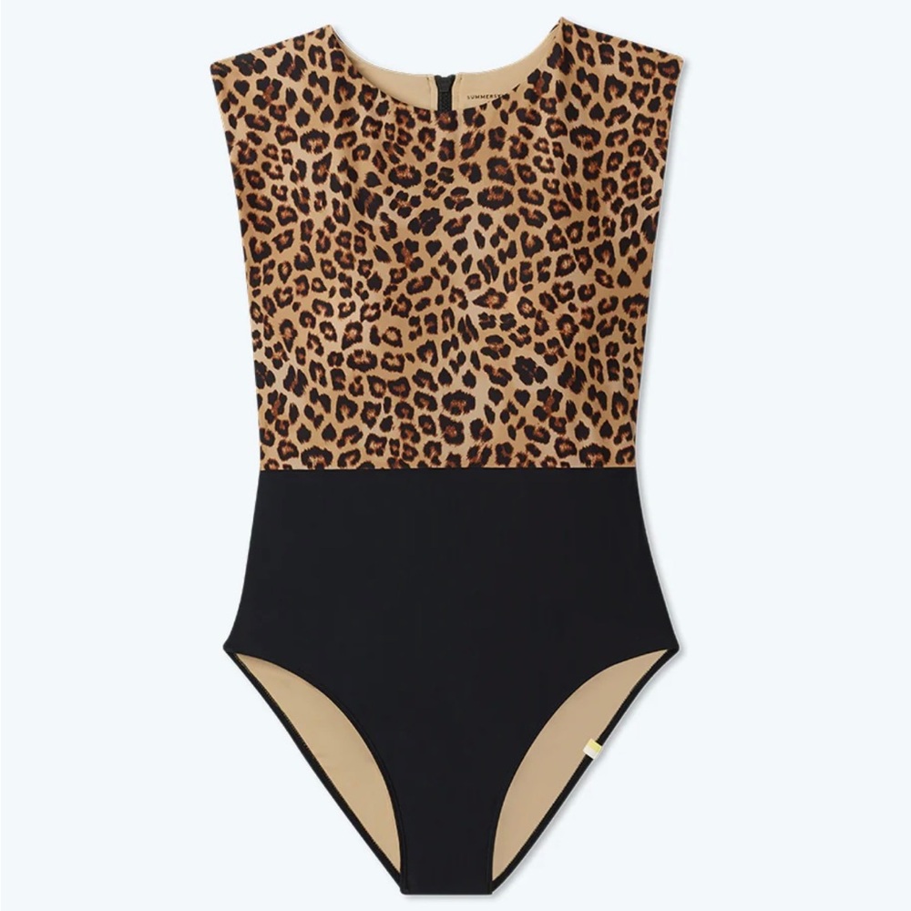 Summersalt Women’s The Surf Leo Leopard One-piece Swimsuit - Size 8